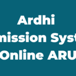 Ardhi Admission System Online ARU