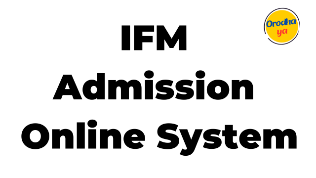 IFM Admission Online System