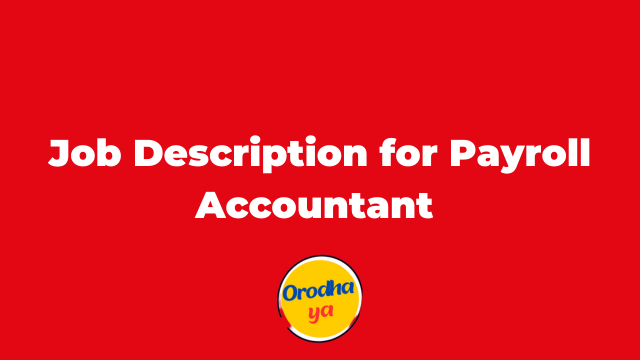 Job Description for Payroll Accountant