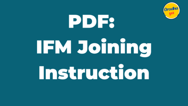 PDF: IFM Joining Instruction Latest