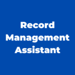 Record Management Assistant Jobs Top Talented Recruits Latest