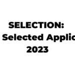 SELECTION: IFM Selected Applicant 2023