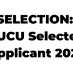 SELECTION: RUCU Selected Applicant 2023