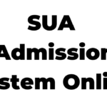 SUA Admission System Online