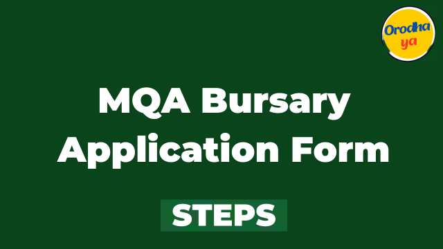 MQA Bursary Application Form TVET college to apply Check Here