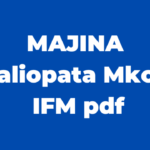Orodha ya Majina Ya Waliopata Mkopo IFM pdf 2023/2024 Full List
