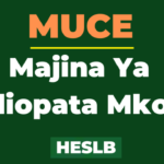 Orodha ya Majina Ya Waliopata Mkopo MUCE HESLB pdf 2023 1+