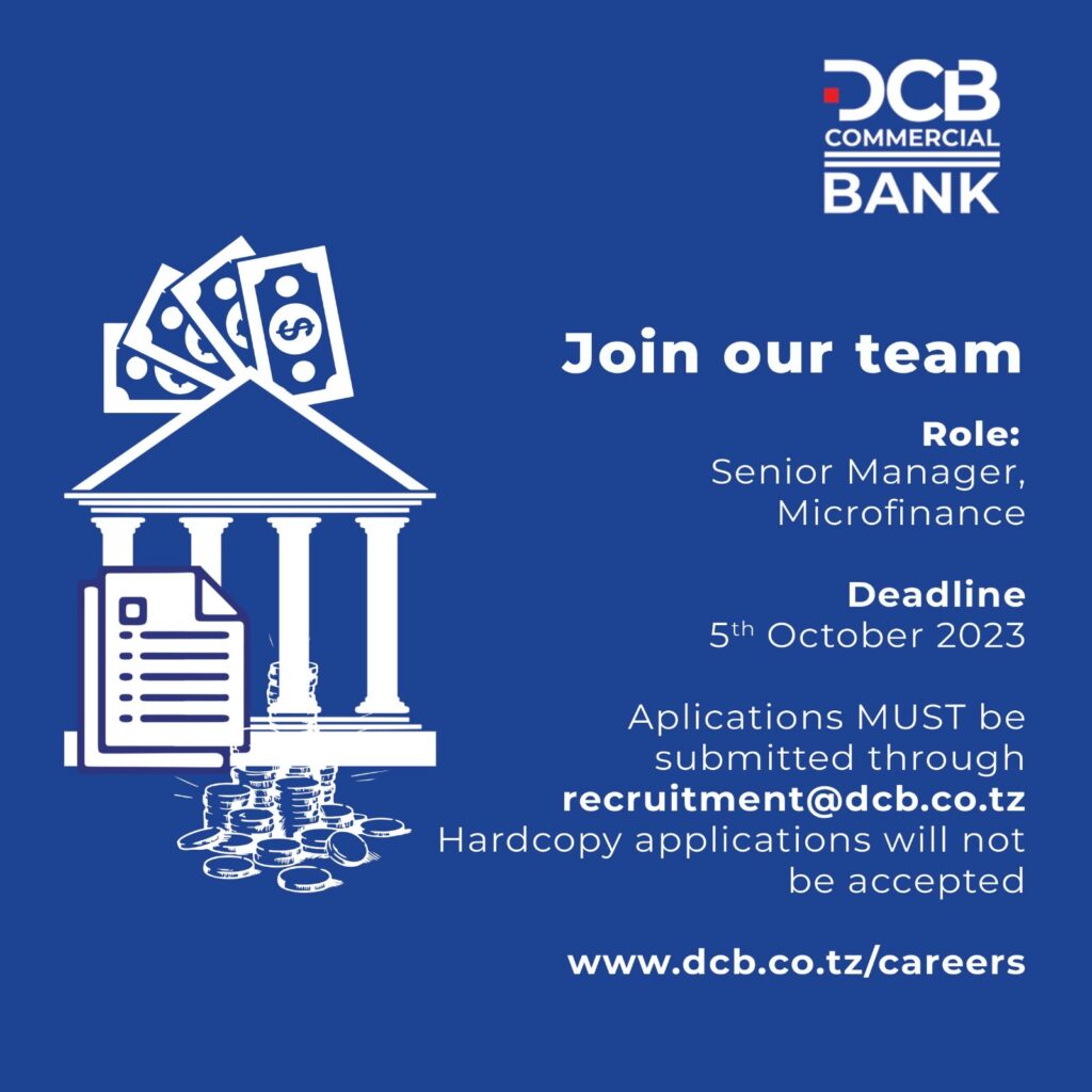 Senior Manager, Microfinance DCB Bank