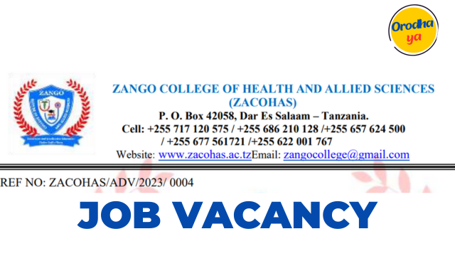 Zango College of Health and Allied Sciences (ZACOHAS) Jobs/ Vacancies