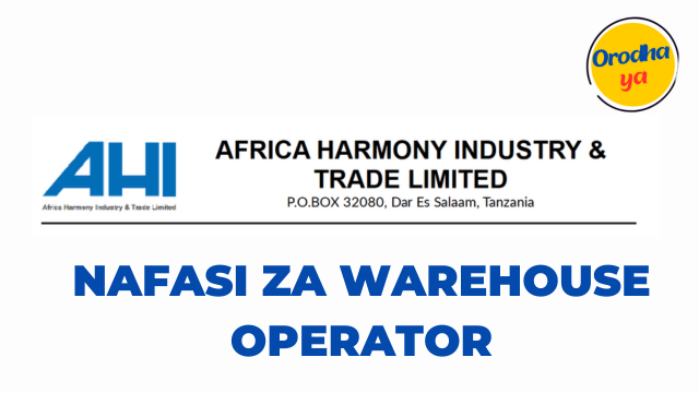 Africa Harmony Industry: (5) Warehouse Operators Jobs Vacancies