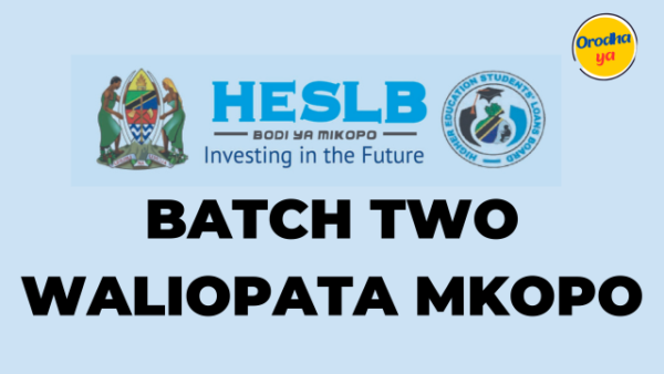 HESLB Save 14,428 Again Allocated Loan for Batch Two Student 2023-24 (Waliopata Mkopo) Academic Year