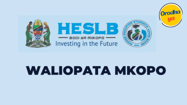 HESLB Save 56,132 Allocated Loan for Student 2023-24 (Waliopata Mkopo) Academic Year