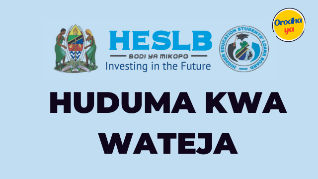 Higher Education Students' Loans Board (HESLB), Huduma Kwa Wateja Customer Support -Help Desk