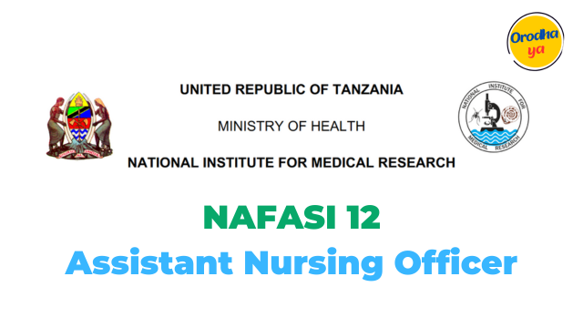 National Institute for Medical Research (NIMR), Assistant Nursing Officer Jobs Vacancies '12 Posts'