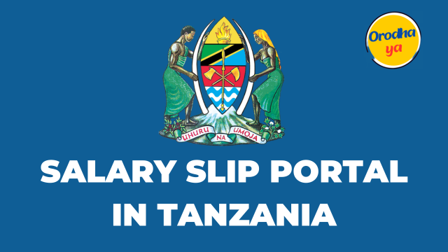 Salary Slip Portal in Tanzania, Hati ya Mshahara (Register) Login Online