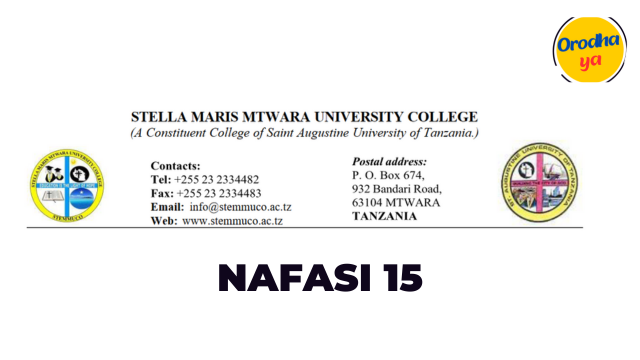 Stella Maris Mtwara University College (STeMMUCo) 15 Various Jobs Vacancies