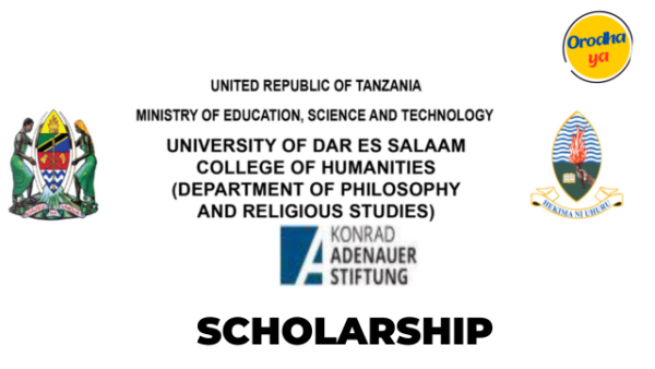 University Of Dar Es Salaam (UDSM), funds for a scholarship (KAS) Master of Arts