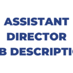 Assistant Director Jobs Description: Any Company, How to apply