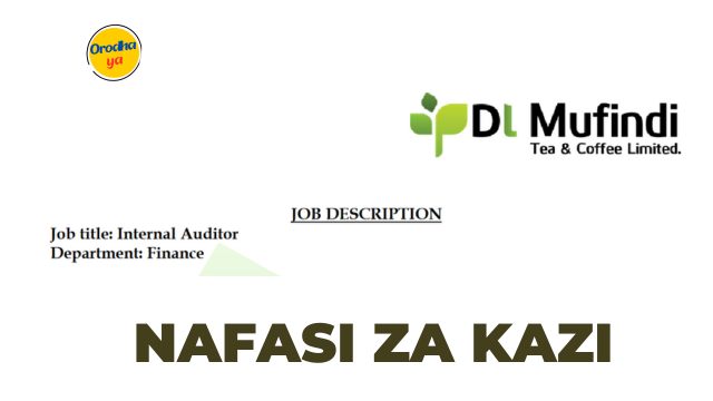 DL Teas (Mufindi), Internal Auditor Jobs/Vacancies - November 2023