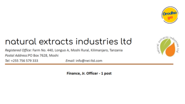 Finance Officer Jobs at Natural Extracts Industries - November 2023