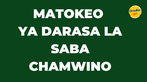 Matokeo ya darasa la saba 2023 Chamwino, NECTA Psle Results Check Out