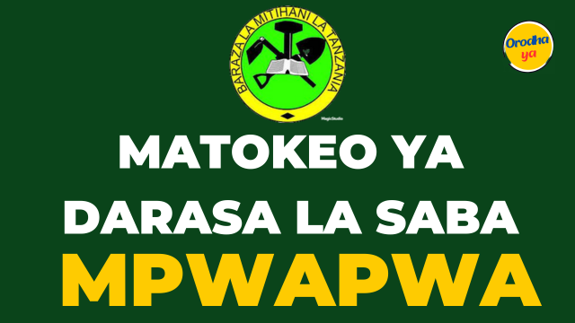 Matokeo ya darasa la saba 2023 Mpwapwa, NECTA Psle Results Check Out