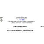 Procurement Coordinator Jobs at JVACEE, For 'November 2023'