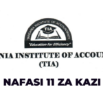 Tanzania Institute of Accountancy (TIA), New 11 Various Jobs Vacancies