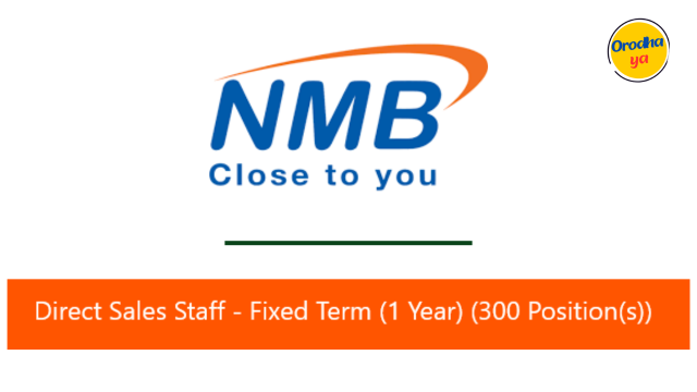 300 Direct Sales Staff Jobs at NMB Bank December 2023