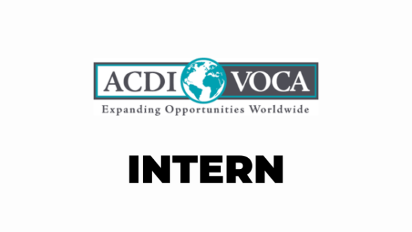Agronomist/Extensionist Intern at ACDIVOCA - December 2023