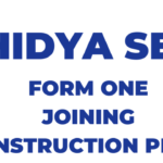 Chidya secondary school Joining Instruction 2024-25 PDF Form Release Check Out