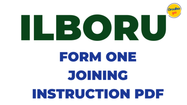 Ilboru Joining Instruction 2024-25 PDF Form Release Check Out