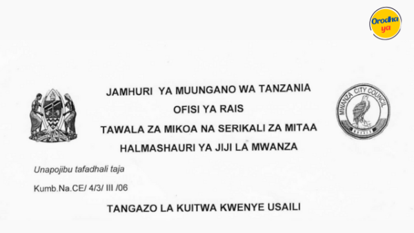 Kuitwa kwenye Usaili Jiji la Mwanza Call for Interview Mwanza City PDF Check Out