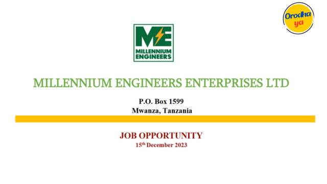 Personal Assistant Jobs at Millennium Engineers Enterprises Ltd December 2023