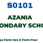 Azania Secondary School Matokeo ya NECTA S0101 Release Check Out