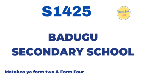 Badugu Secondary School Matokeo ya NECTA Results S1425 Release Check Out