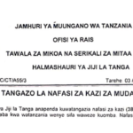 New 386 Job Vacancy at Tanga City - Temporary Contract