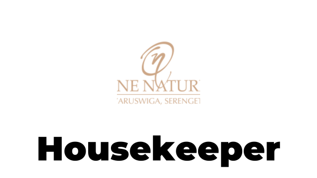 Housekeeper job vacancy at One Nature Hotels