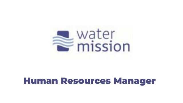 Job Application for Human Resources Manager at Water Mission