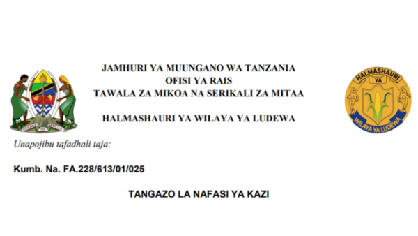 Nafasi Za Kazi Ludewa District - (Mtendaji wa Kijiji), Vacancies