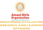 Monitoring, Evaluation, Research, and Learning Officers at Amani Girls Organization (AGO)