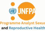 Programme Analyst Sexual and Reproductive Health at UNFPA