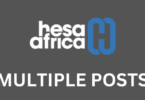 Vacancy Announcement at Hesa Africa