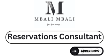Reservations Consultant Post at Mbali Mbali Lodges and Camps